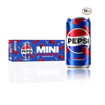 Pepsi Wild Cherry, Pepsi Zero Sugar, or Starry Lemon Lime Soda Mini Cans (10 Pack)