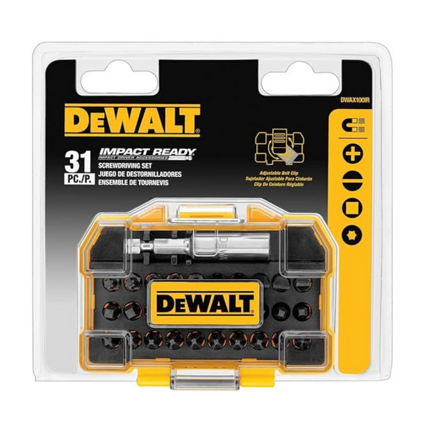 Dewalt 31-Piece Impact Ready Screwdriving Tough Case Set