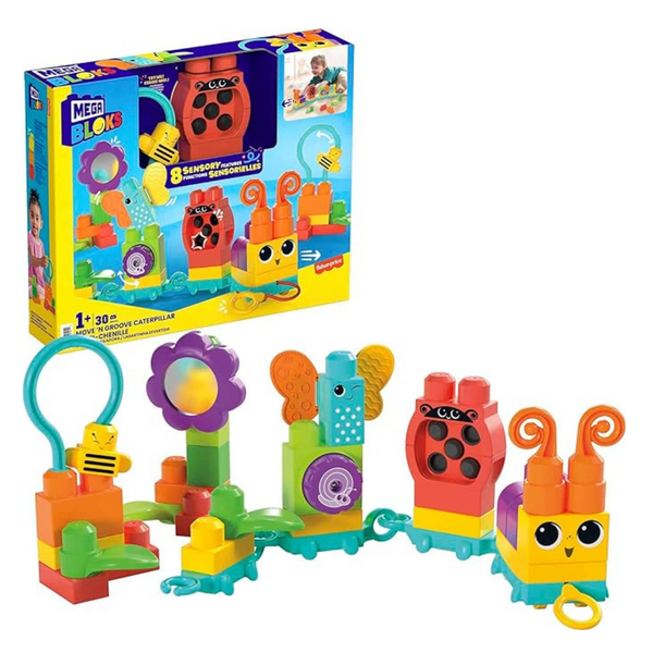 Mega Bloks Fisher Price Sensory Building Blocks Toy