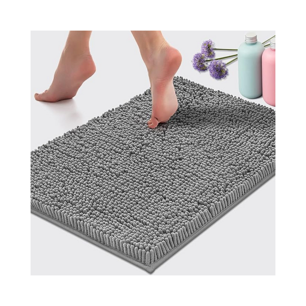 Bath Mat by LuxUrux 17 x 24" Extra Soft Plush Non Slip Bathroom Rug