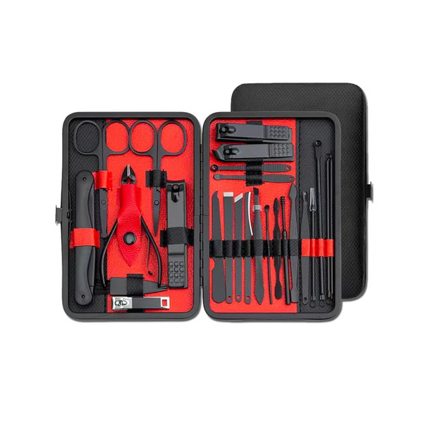 25-Piece Roiper Professional Stainless Steel Pedicure Tools Set