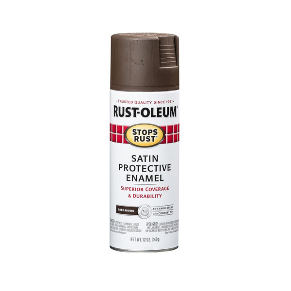 12-Oz Rust-Oleum Stops Rust Protective Enamel Spray Paint (Satin Dark Brown)