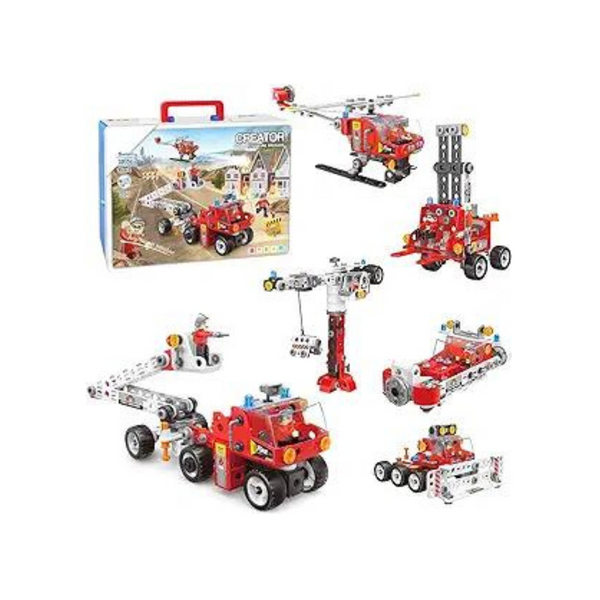 187Pcs City Fire Brigade Building Block Set