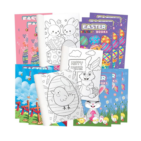 20Pack ArtCreativity Assorted Mini Easter Coloring Books