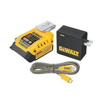 DeWalt USB Charging Kit w/ 100W USB C & 12W USB A Port for 20V/60V Batteries