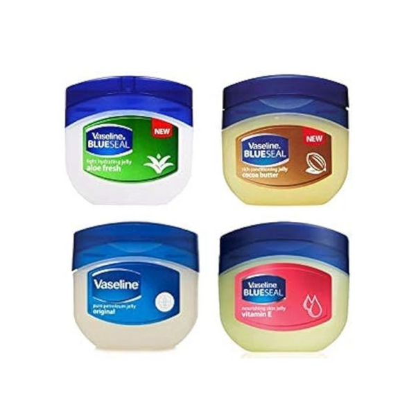 4-Pack Vaseline Moisture Locks Blue Seal Series