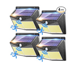 4-Pack One Fire Motion Sensor Waterproof Outdoor Solar Lights