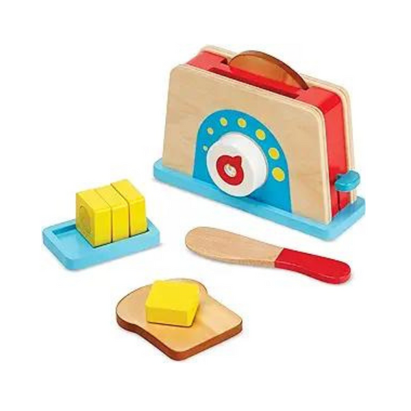 Melissa & Doug Bread & Butter Toaster Play Set