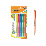 5-Count BIC Chisel Tip Brite Liner Highlighter Set