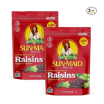 Sun-Maid California Sun-Dried Raisins – (2 Pack) 32 oz Resealable Bags