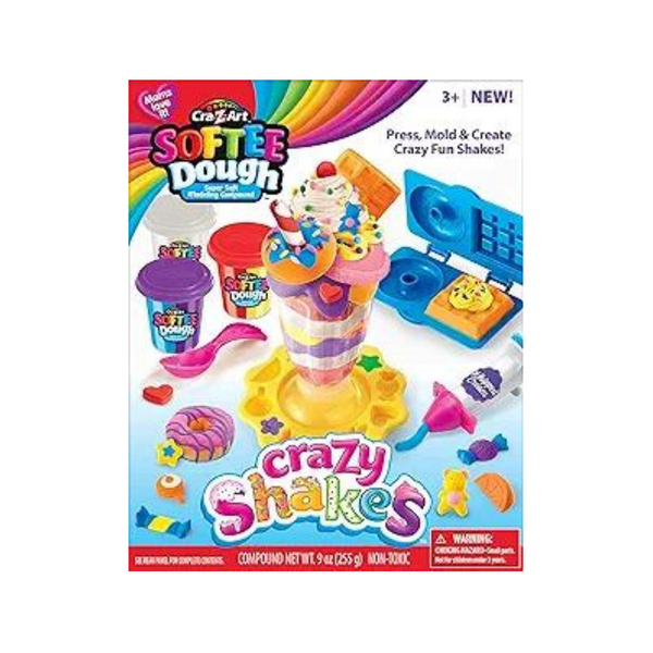 Cra-Z-Art Softee Dough Crazy Shakes Milkshake Playset