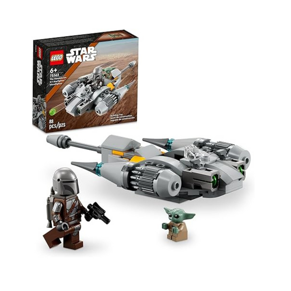 88-Piece LEGO Star Wars The Mandalorian N-1 Starfighter Microfighter Building Toy