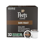 32-Count Peet's Coffee Keurig K-Cup Pods (Major Dickason's Blend, Dark Roast)