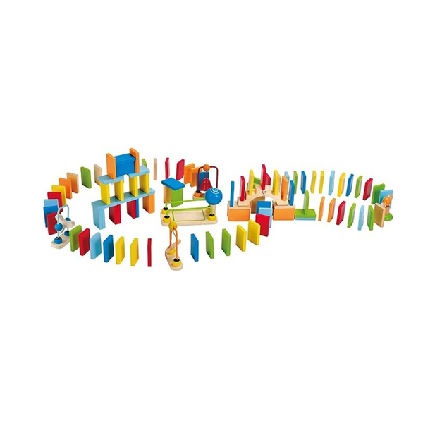 Award Winning Hape Dynamo Kid's Wooden Domino Set