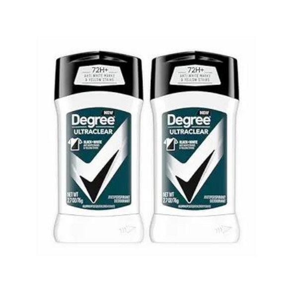 Degree Men UltraClear Antiperspirant Deodorant Black+White (2 Count)