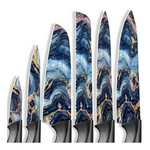 12-Piece Astercook Stratigraphic Series Stainless Steel Knife Set