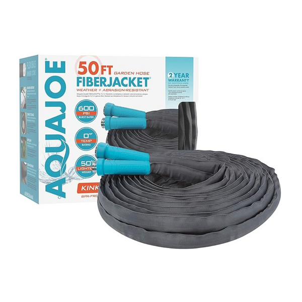 Aqua Joe  58-MAX 50-Ft x 5/8" Fiber Jacket Hose