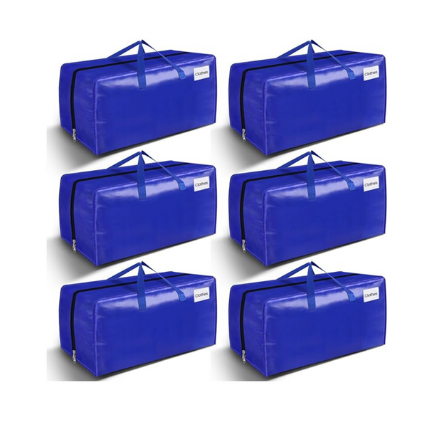 6-Pack BlissTotes 93L Heavy Duty Moving Supplies & Storage Bags