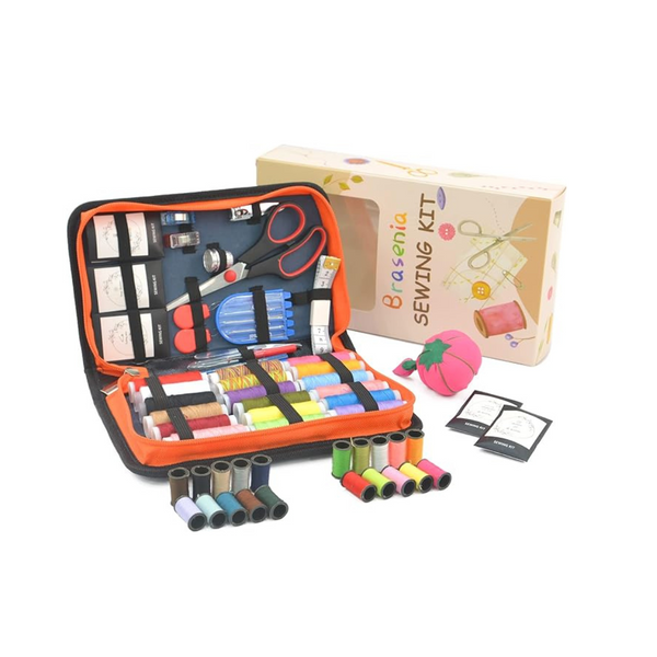 23-Piece Brasenia Small Mini Basic Emergency Sewing Kit