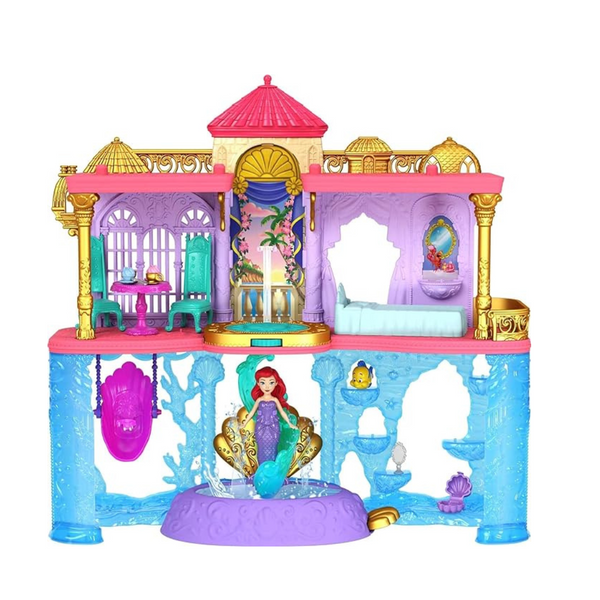 12-Piece Mattel Disney Princess Ariel Doll House Stackable Castle Playset