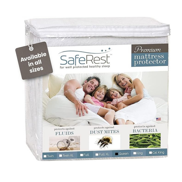 SafeRest Waterproof Mattress Protector