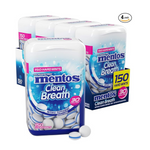 1200-Count (8x150-ct) Mentos Clean Breath Sugarfree Hard Mint