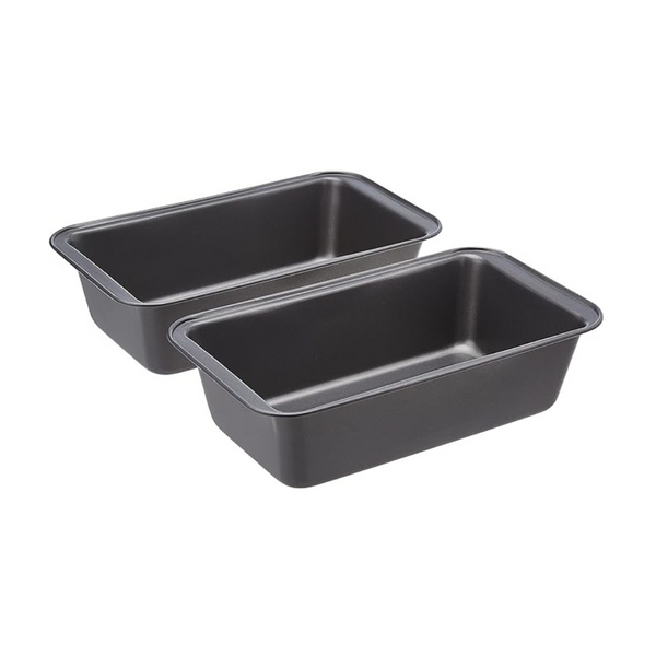 2-Pack Amazon Basics 9.5" x 5" Nonstick Baking Bread Loaf Pan