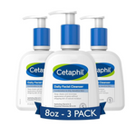 3-Pack Cetaphil Daily Sensitive Facial Cleanser, 8 Fl Oz