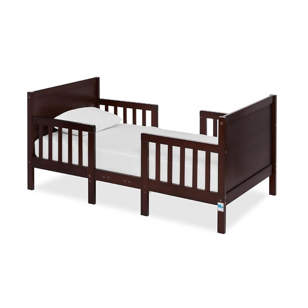 Dream On Me Hudson 3-In-1 Convertible Toddler Bed In Espresso