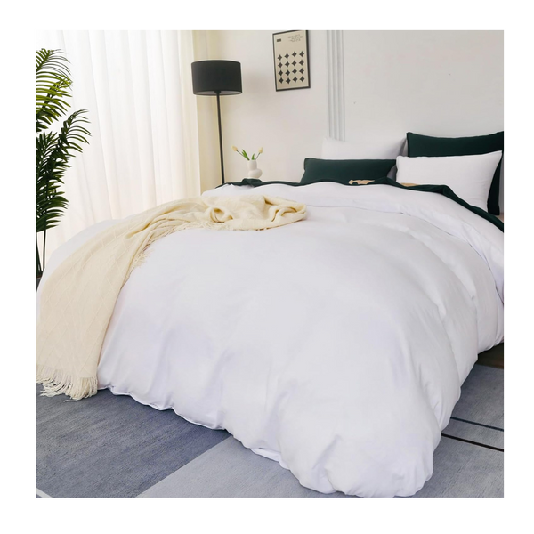 Twin Size White Duvet Cover