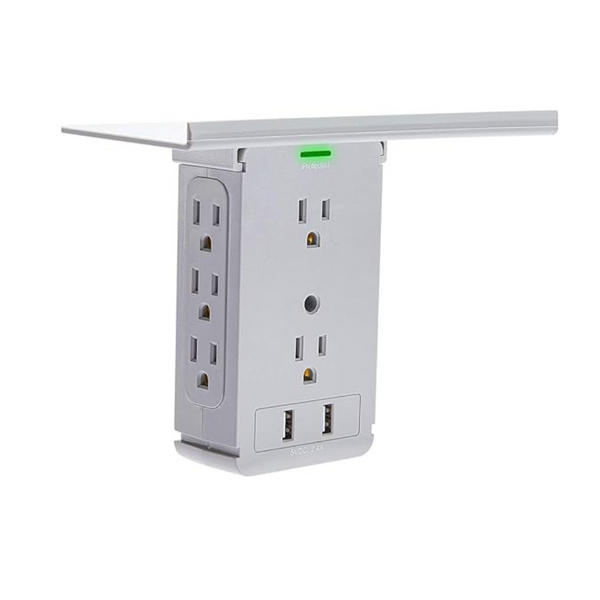 Socket Wall 8 Electrical Outlet 10 Port Surge Protector Wall Outlet