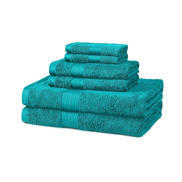 6-Piece Amazon Basics Oversize Bath Towel, Hand & Washcloth Set