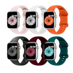 6-Pack Apple Watch Breathable Soft Silicone Waterproof Strap Bands