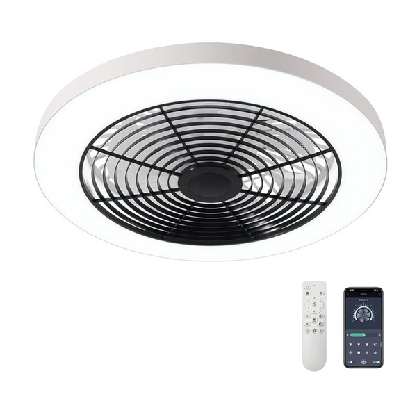 Orison Low Profile Smart Bladeless 19.7" Ceiling Fan