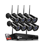 Wireless Night Vision Security Camera 8-Ch NVR System