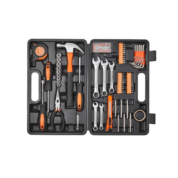 148 Piece Tool Set with Plastic Toolbox Storage