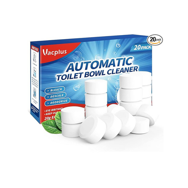 20-Pack Vacplus Automatic Toilet Bowl Cleaner Tablets