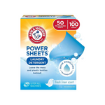 50-Count Arm & Hammer Fresh Linen Power Sheets Laundry Detergent