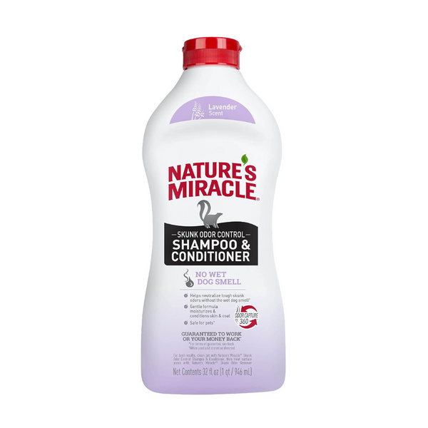 Nature's Miracle Skunk Odor Control Shampoo & Conditioner 32 Oz