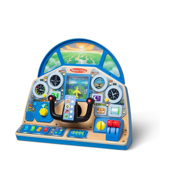 Melissa & Doug Jet Pilot Interactive Dashboard Playset