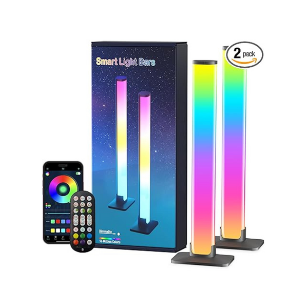 2-Pack Barhootao RGB 16 Million Colors Smart LED Light Bar