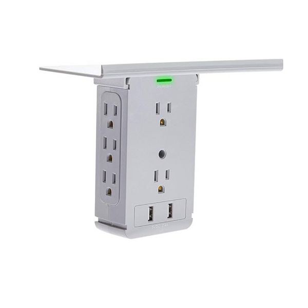 Socket Wall 8 Electrical Outlet 10 Port Surge Protector Wall Outlet