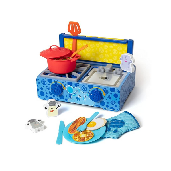 Melissa & Doug 42 Pieces Blue's Clues & You! Wooden Cooking Play Set