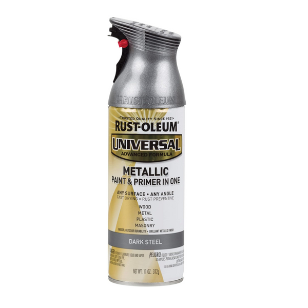 Rust-Oleum 262662 Universal All Surface Metallic Spray Paint, 11 oz