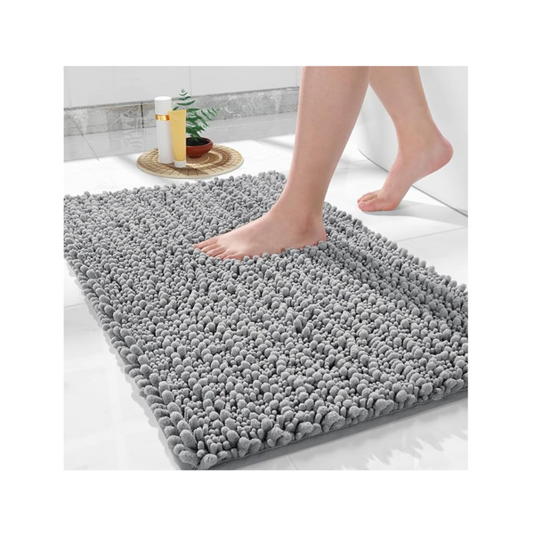 Yimobra Luxury Chenille Shaggy Microfiber Bath Rugs