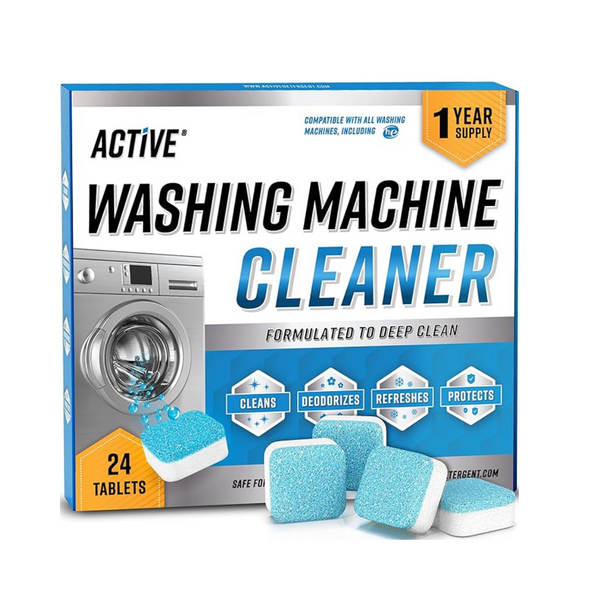 24-Pack ACTIVE Washing Machine Cleaner Deep Cleaning Tablets