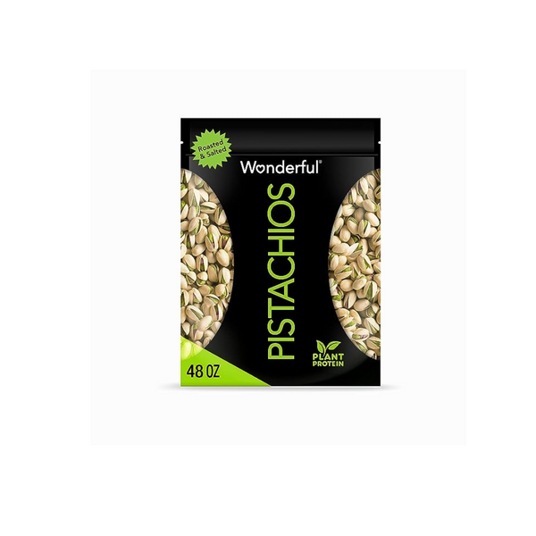 Wonderful Pistachios In Shell, Roasted and Salted Nuts