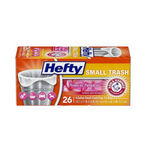 26-Count Hefty Trash Bags/Garbage Bags, 4 Gallon