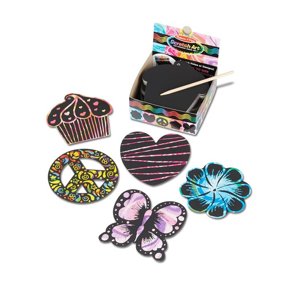 Melissa & Doug Scratch Art Friendship Mini Notes (125) With Wooden Stylus