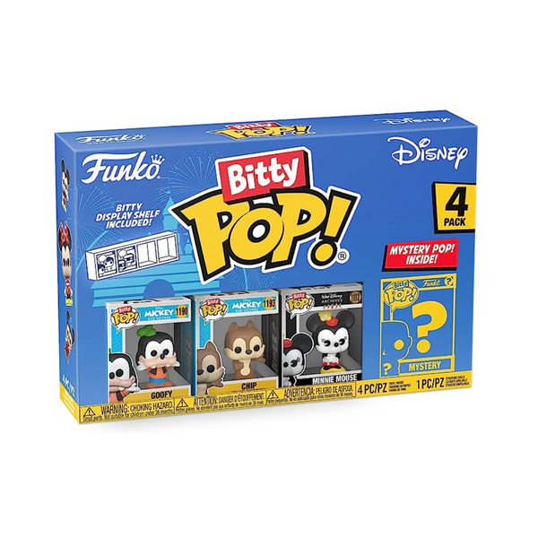 4-Pack Funko Bitty Pop! Disney Mini Collectible Toys